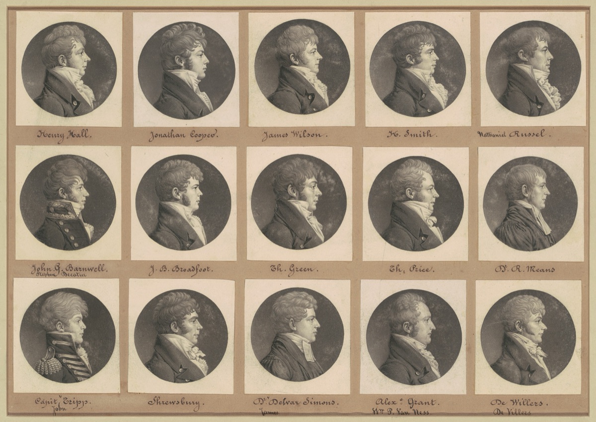 Saint-Mémin Collection of Portraits, Group 46 — Charles B. J. Févret de Saint-Mémin