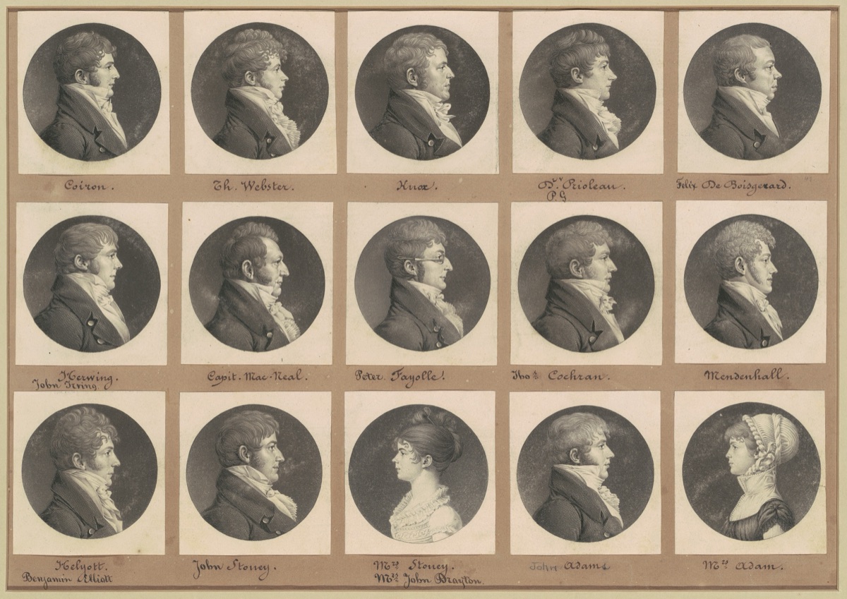 Saint-Mémin Collection of Portraits, Group 47 — Charles B. J. Févret de Saint-Mémin
