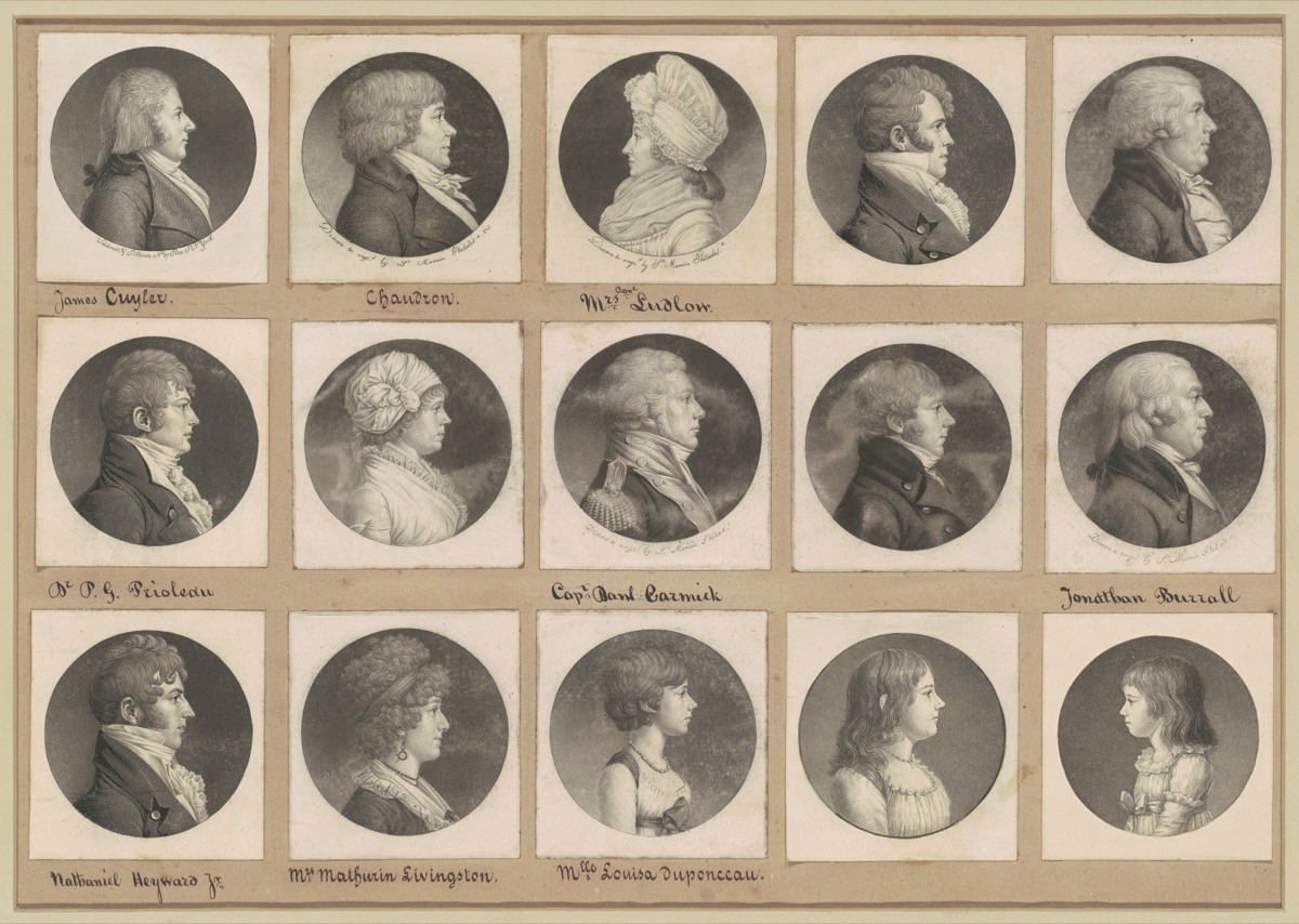 Saint-Mémin Collection of Portraits, Group 52 — Charles B. J. Févret de Saint-Mémin