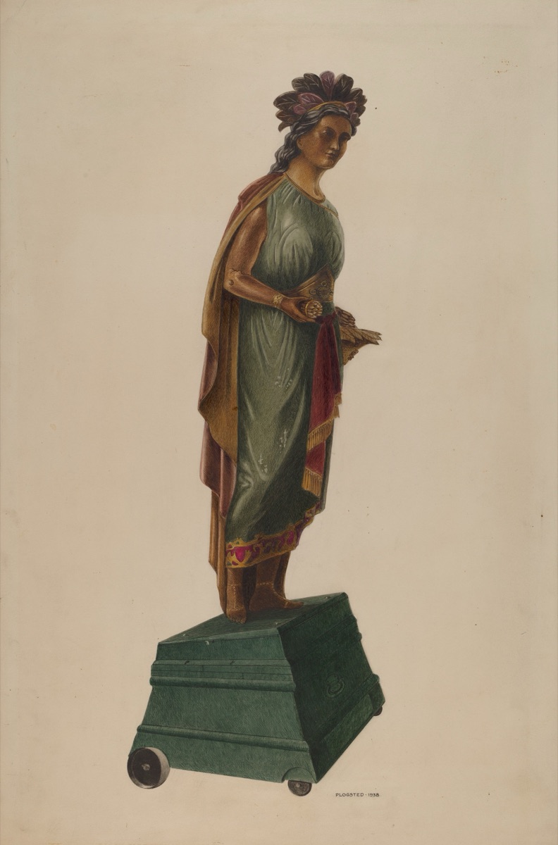 Cigar Store Indian — Louis Plogsted