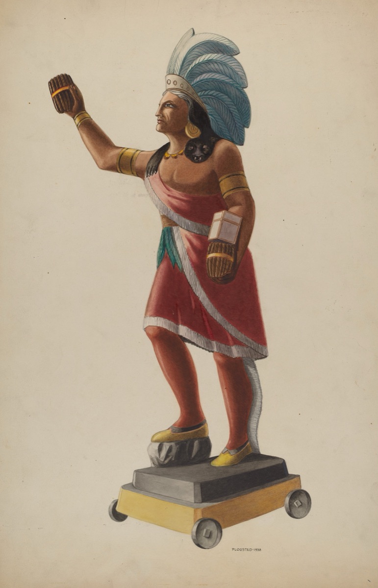 Cigar Store Indian — Louis Plogsted