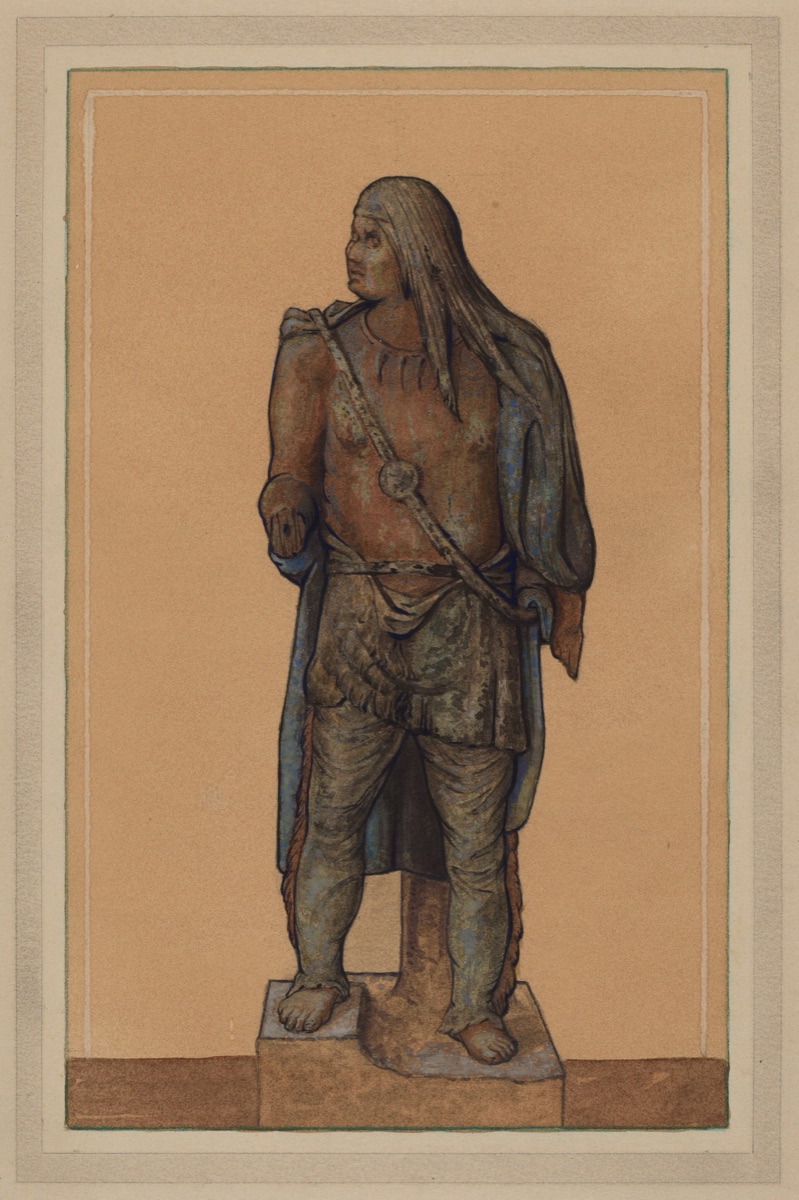 Cigar Store Indian — Elmer G. Anderson