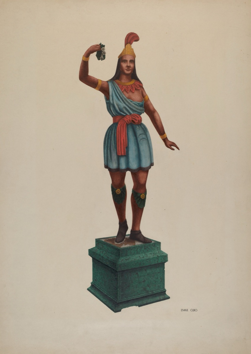 Cigar Store Indian — Emile Cero