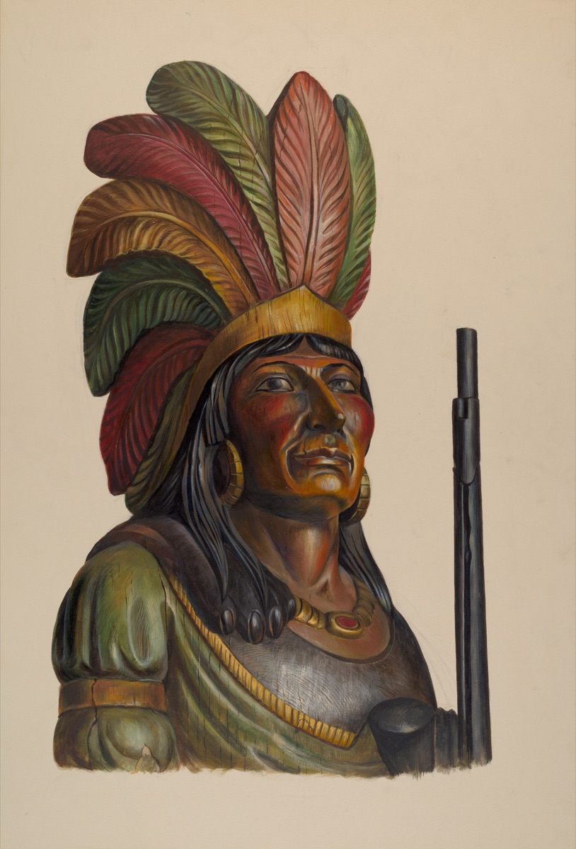 Cigar Store Indian — Walter Hochstrasser