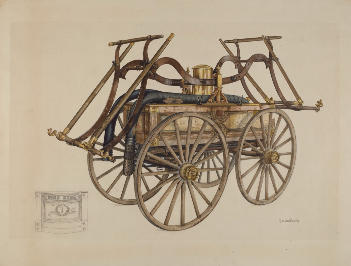 Fire Engine — H. Langden Brown
