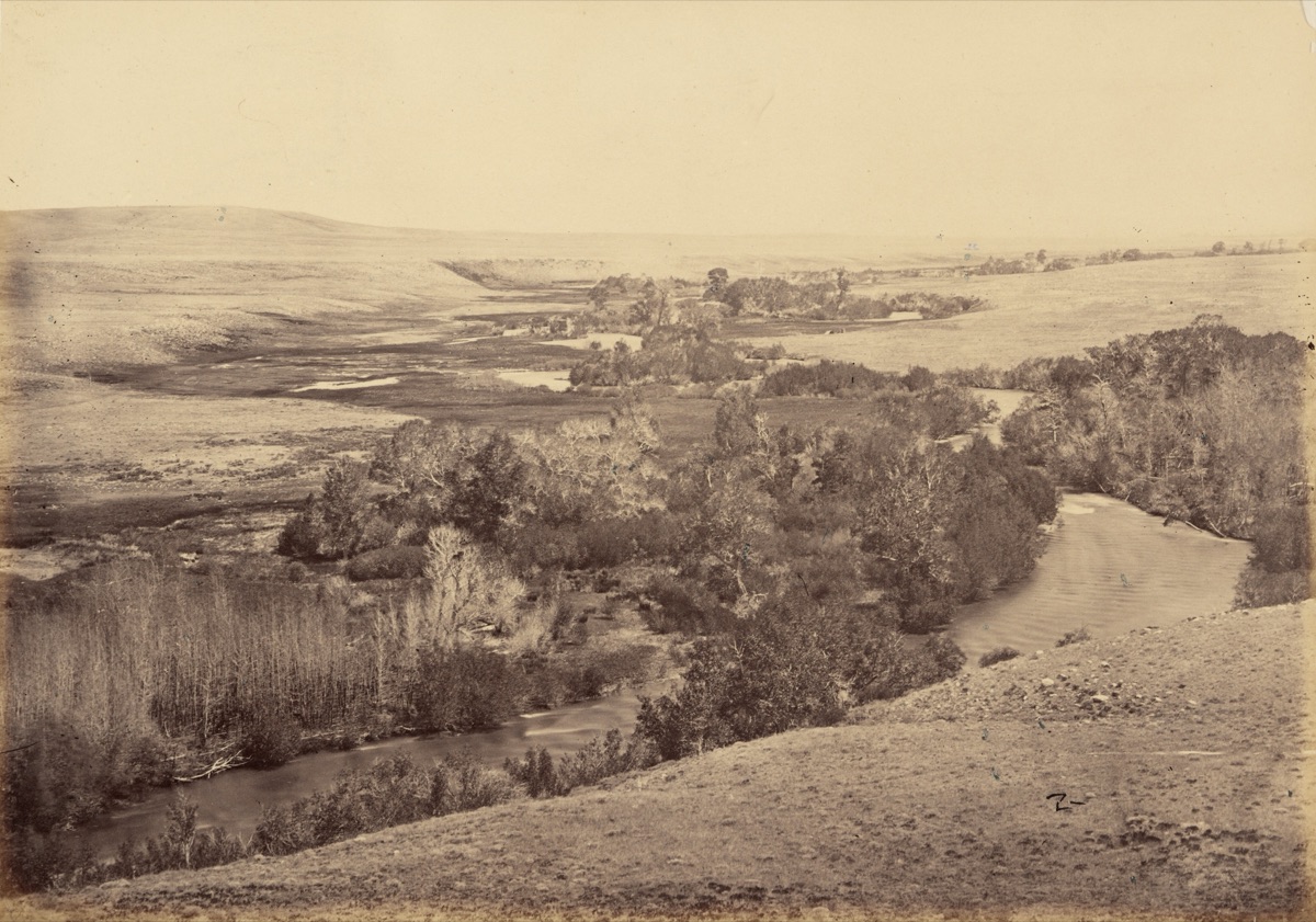 Plate 18. Valley of the Little Laramie River — Andrew Joseph Russell