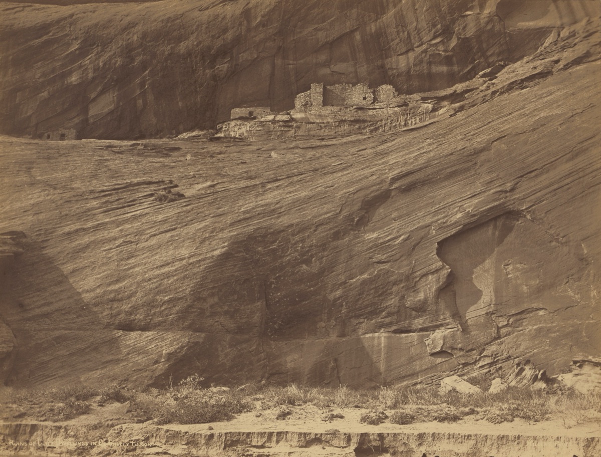 Ruins of Cliff Dwellings, Canyon de Chelly — John K. Hillers