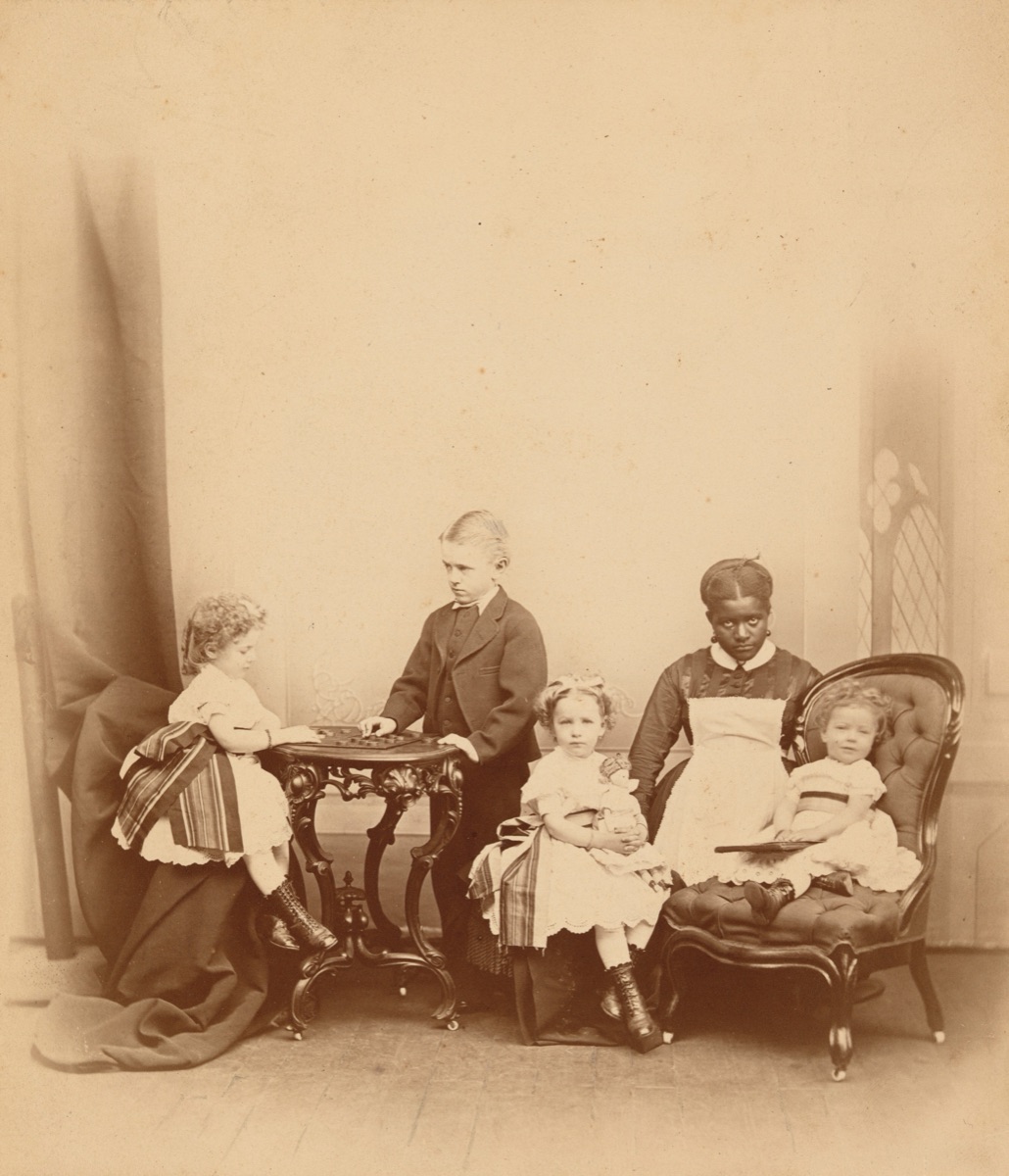 Portrait of a Woman and Four Children — American 19th Century