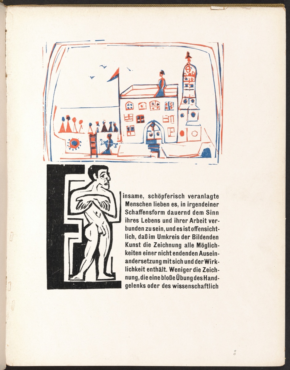 Ornament from Kirchner Zeichnungen (Kirchner Drawings) — Ernst Ludwig Kirchner