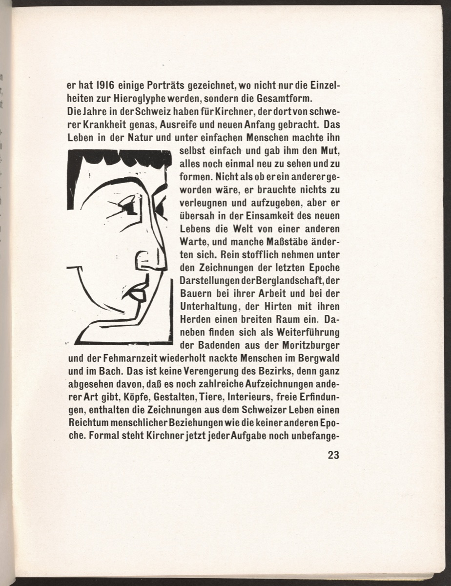 In-text plate from Kirchner Zeichnungen (Kirchner Drawings) — Ernst Ludwig Kirchner