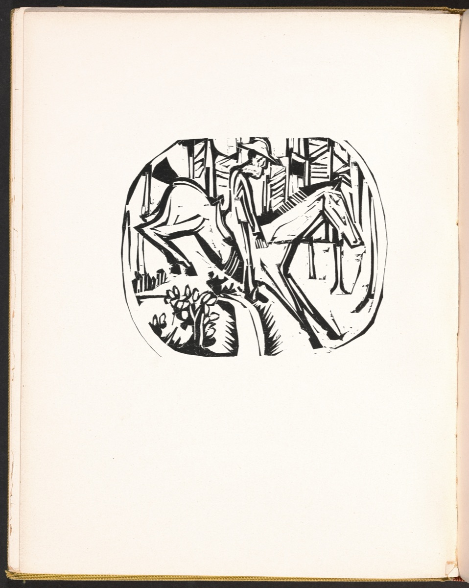 Plate from Kirchner Zeichnungen (Kirchner Drawings) — Ernst Ludwig Kirchner