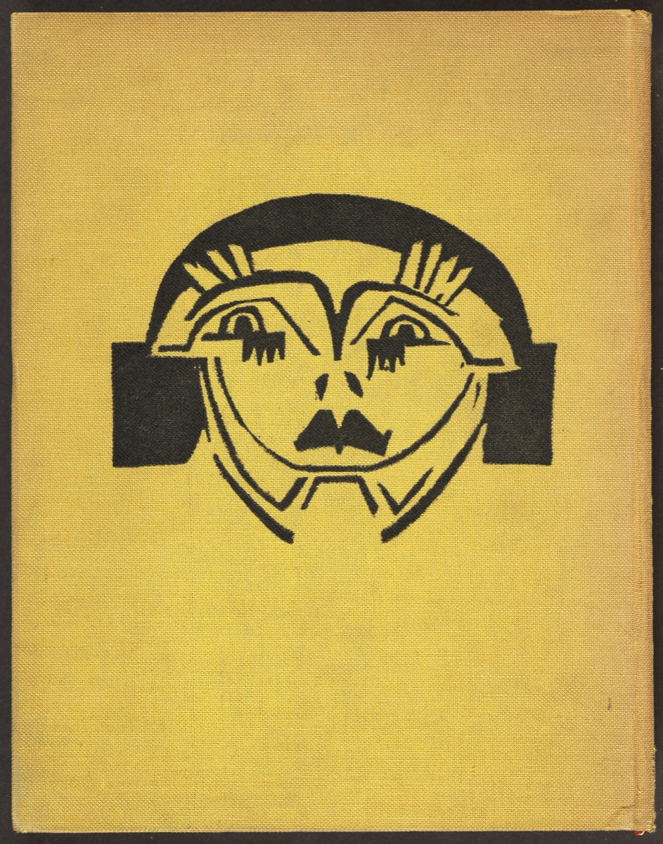 Back cover from Kirchner Zeichnungen (Kirchner Drawings) — Ernst Ludwig Kirchner