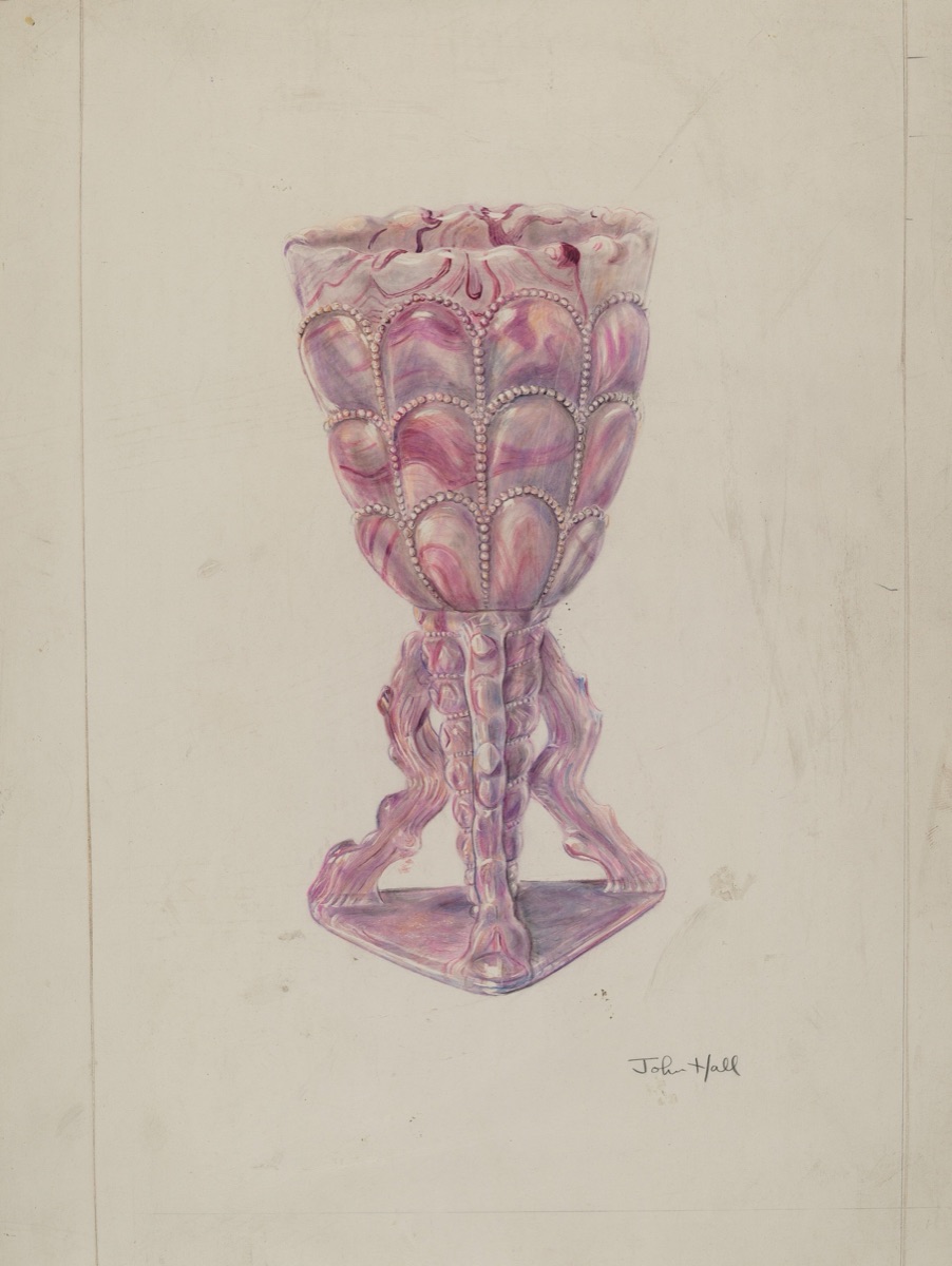 Marbleized Vase — John Hall