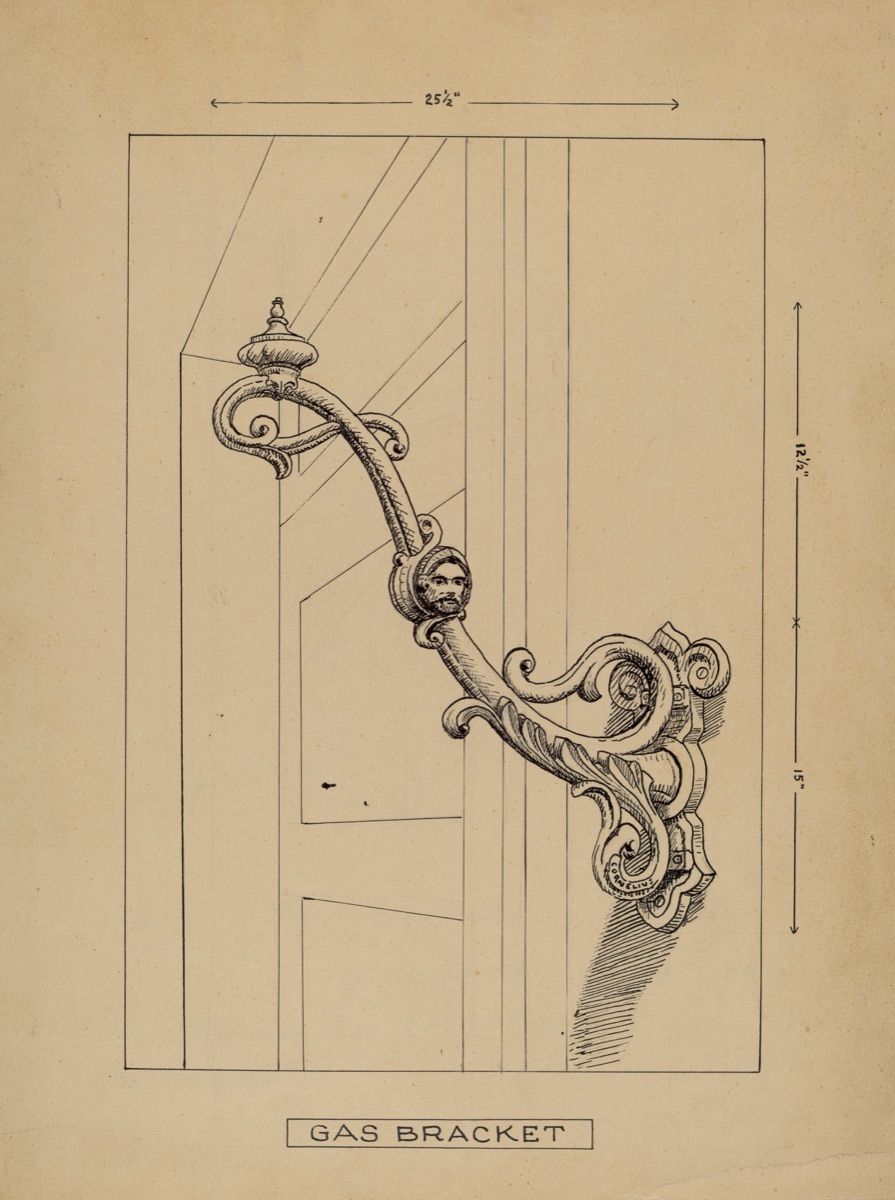Cast Iron Lighting Brackets — Lucien Verbeke