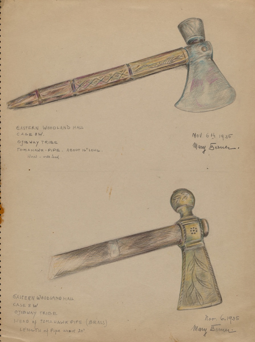 Tomahawk Pipe — Mary Berner