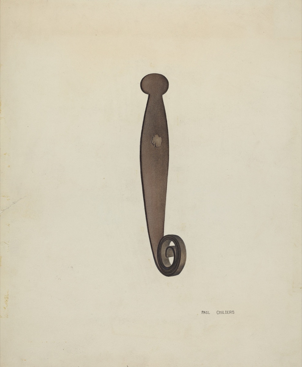 Iron Shutter Latch — William Paul Childers