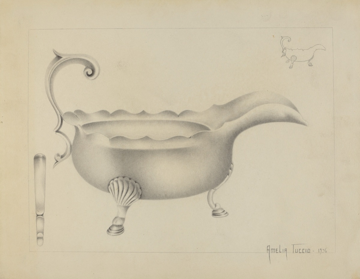 Silver Sauce Boat — Amelia Tuccio