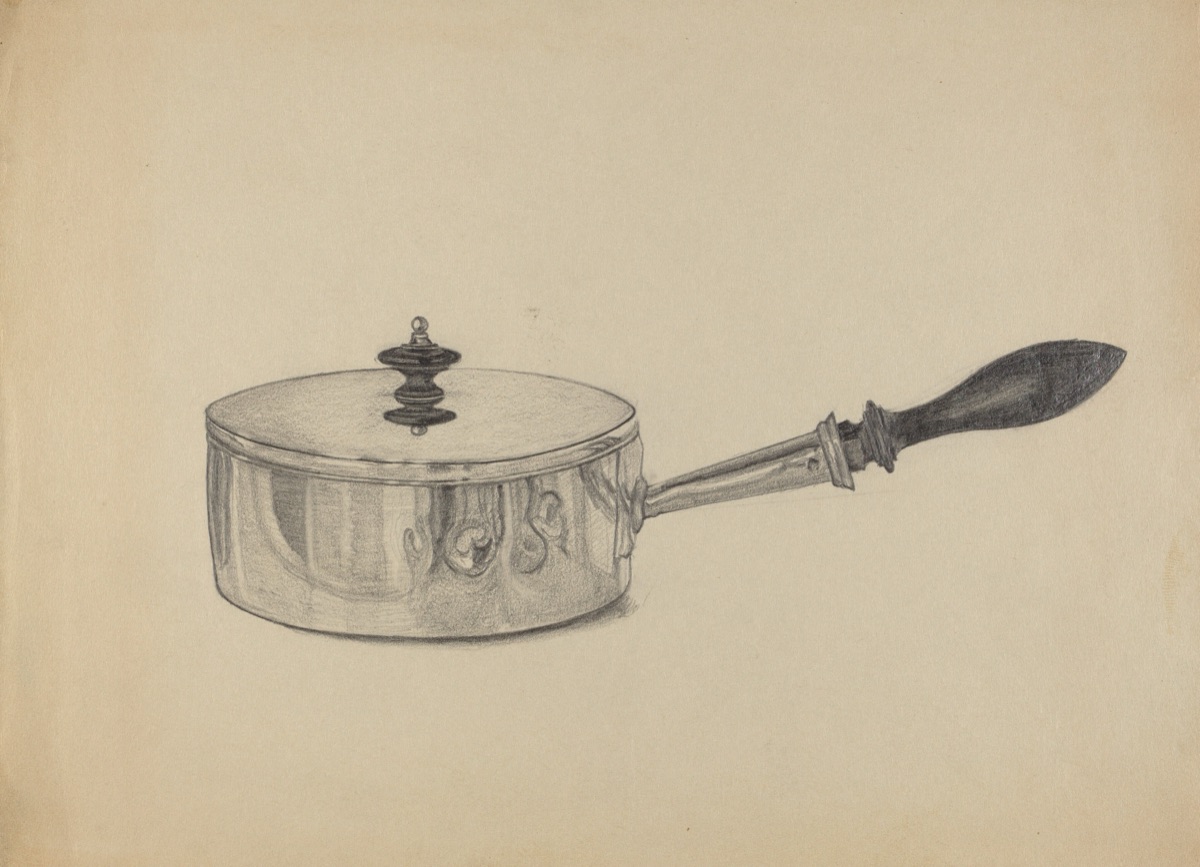 Silver Serving Dish — S. Brodsky