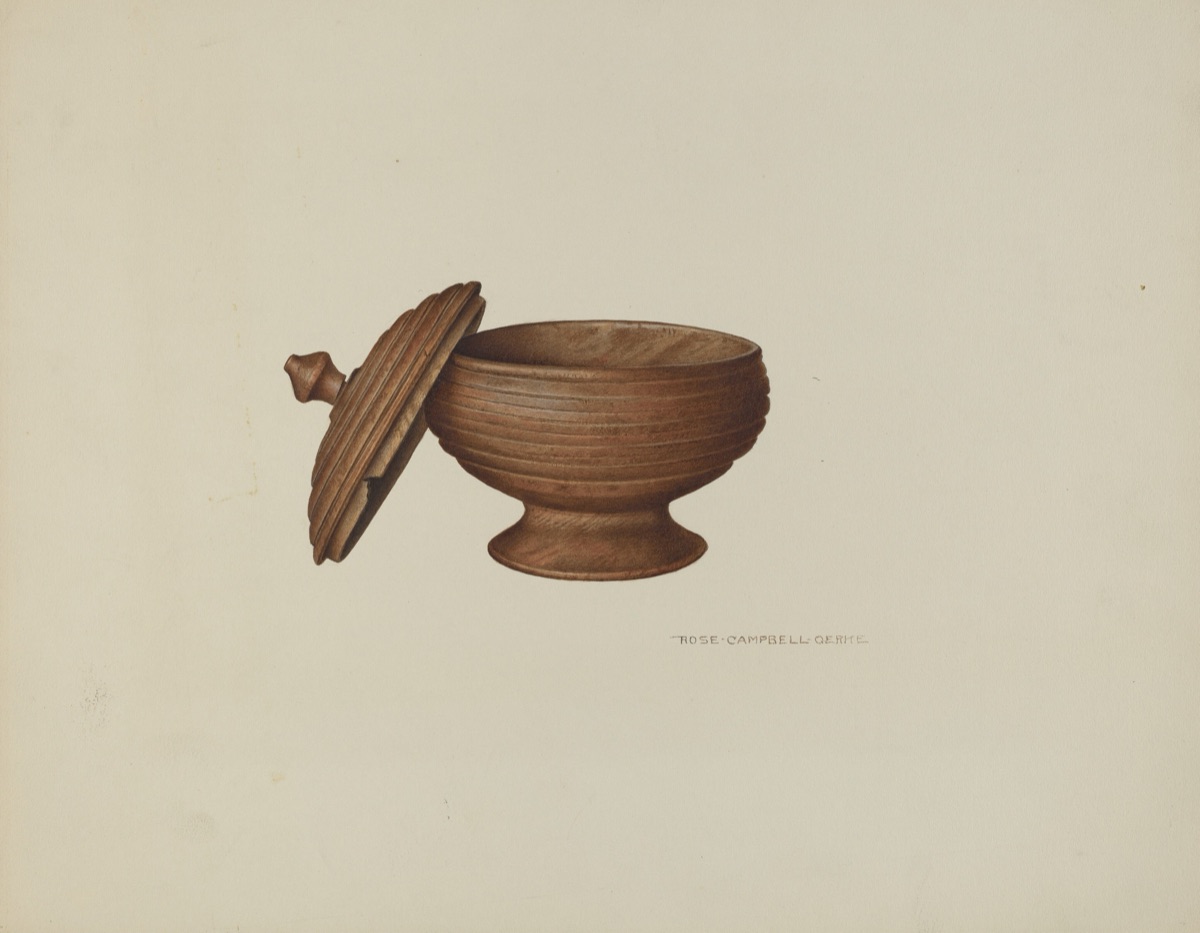 Sugar Bowl with Cover — Rose Campbell-Gerke