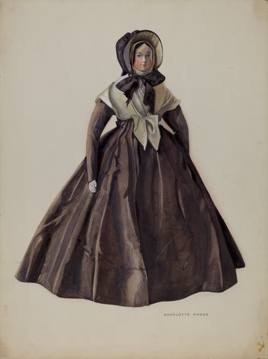 Quaker Costume Doll — Charlotte Angus