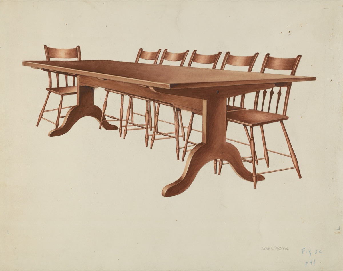 Shaker Table and Chairs — Lon Cronk