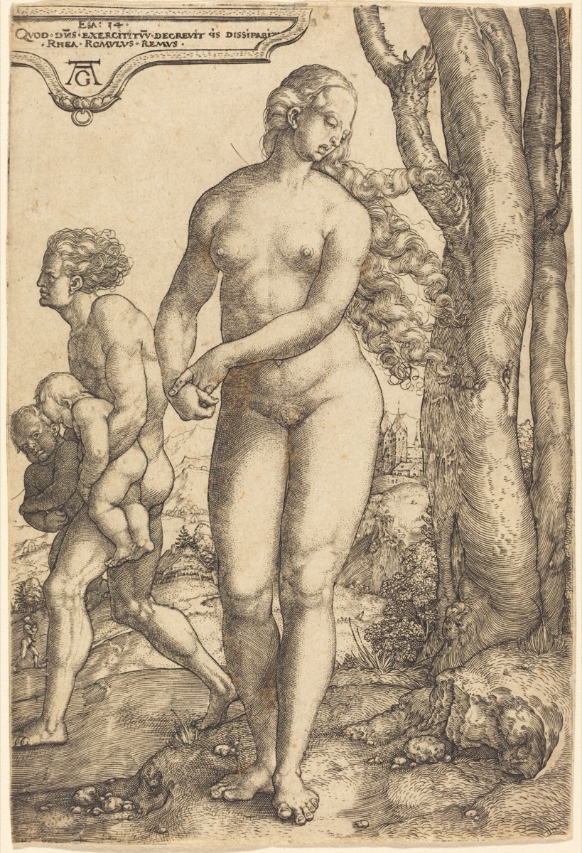 Rhea Silvia — Heinrich Aldegrever