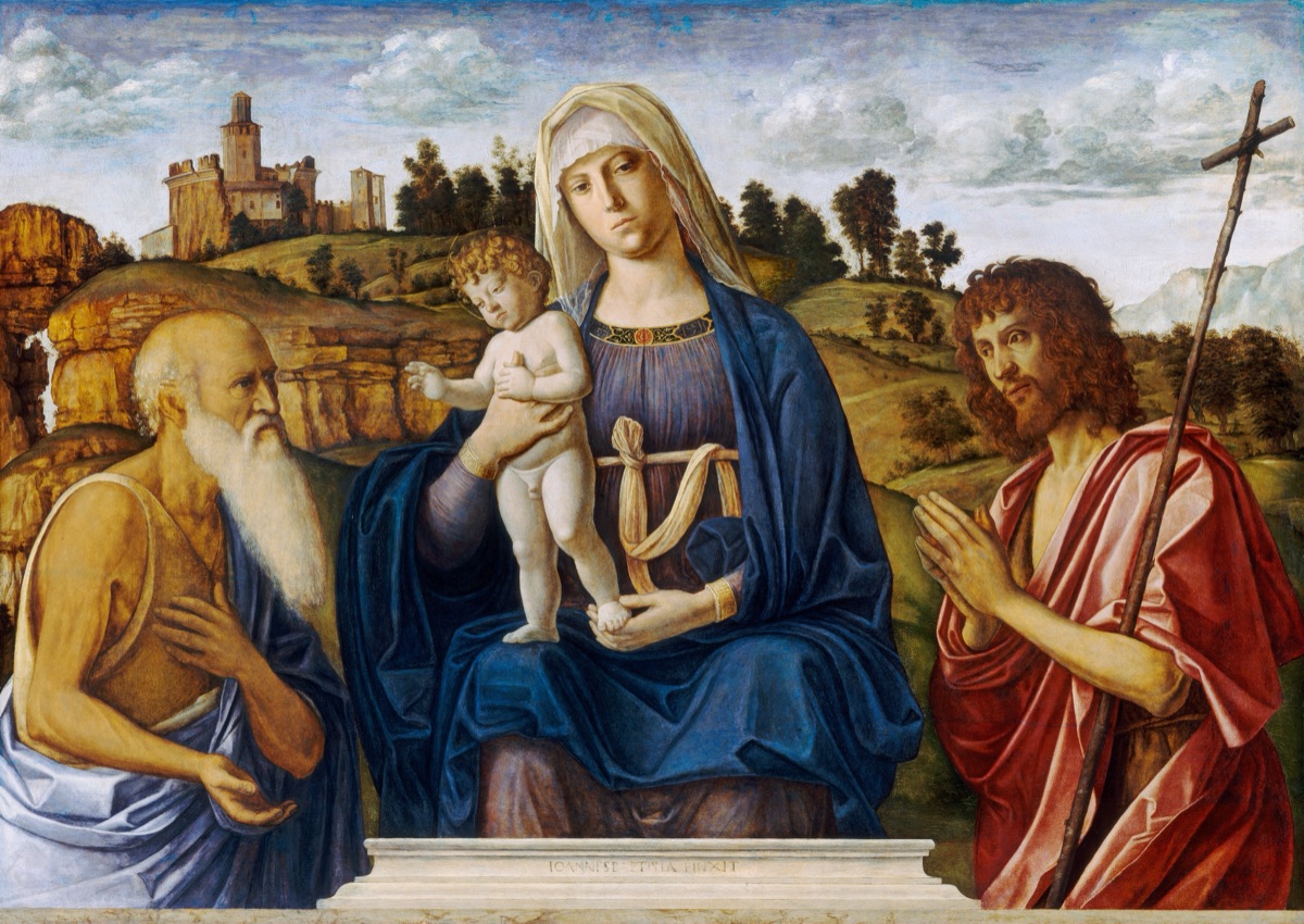 Madonna and Child with Saint Jerome and Saint John the Baptist — Cima da Conegliano