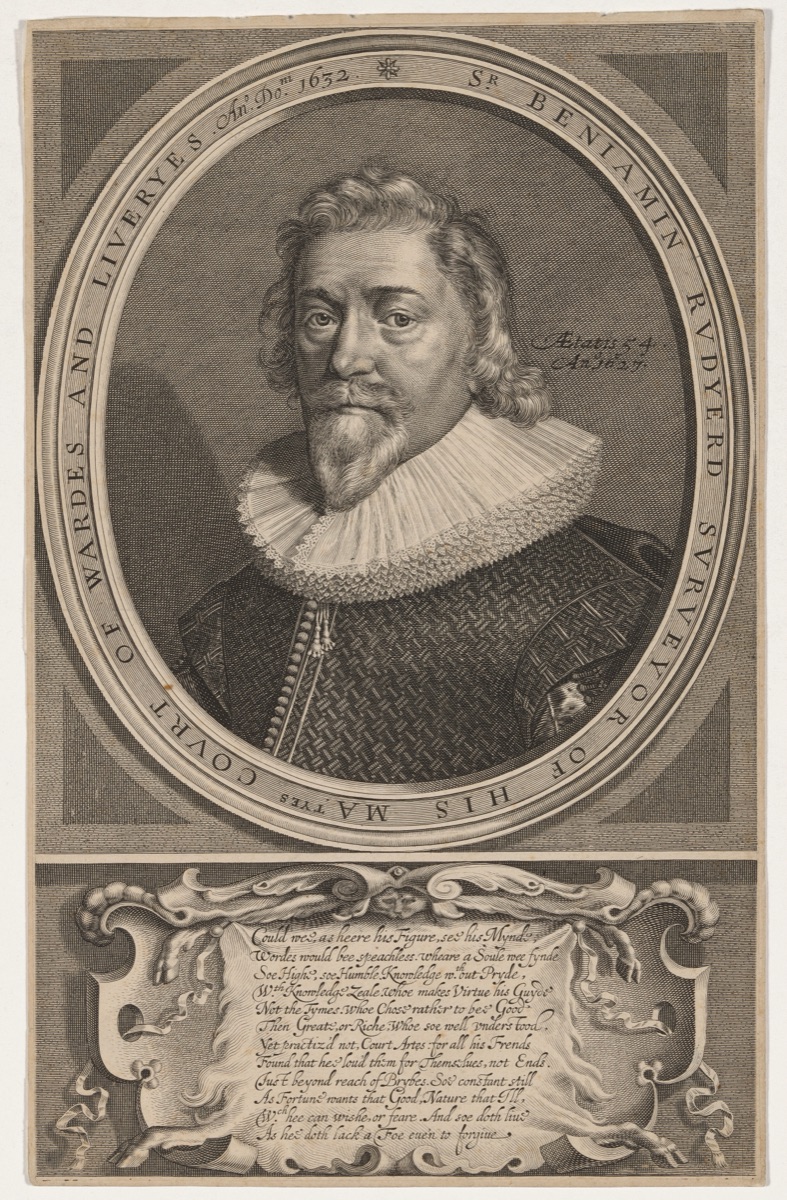 Sir Benjamin Rudyerd — John Payne, after Daniel Mytens the Elder