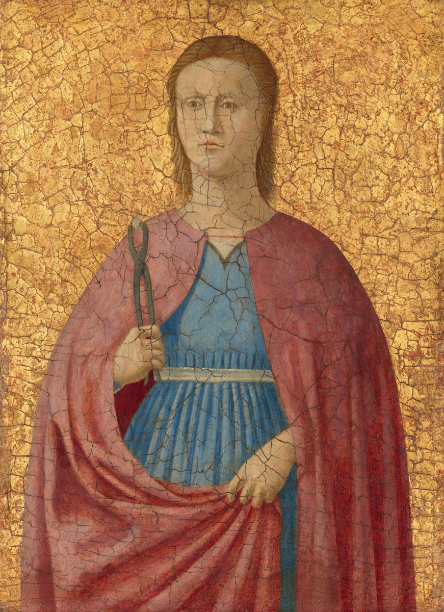 Saint Apollonia — Attributed to Piero della Francesca