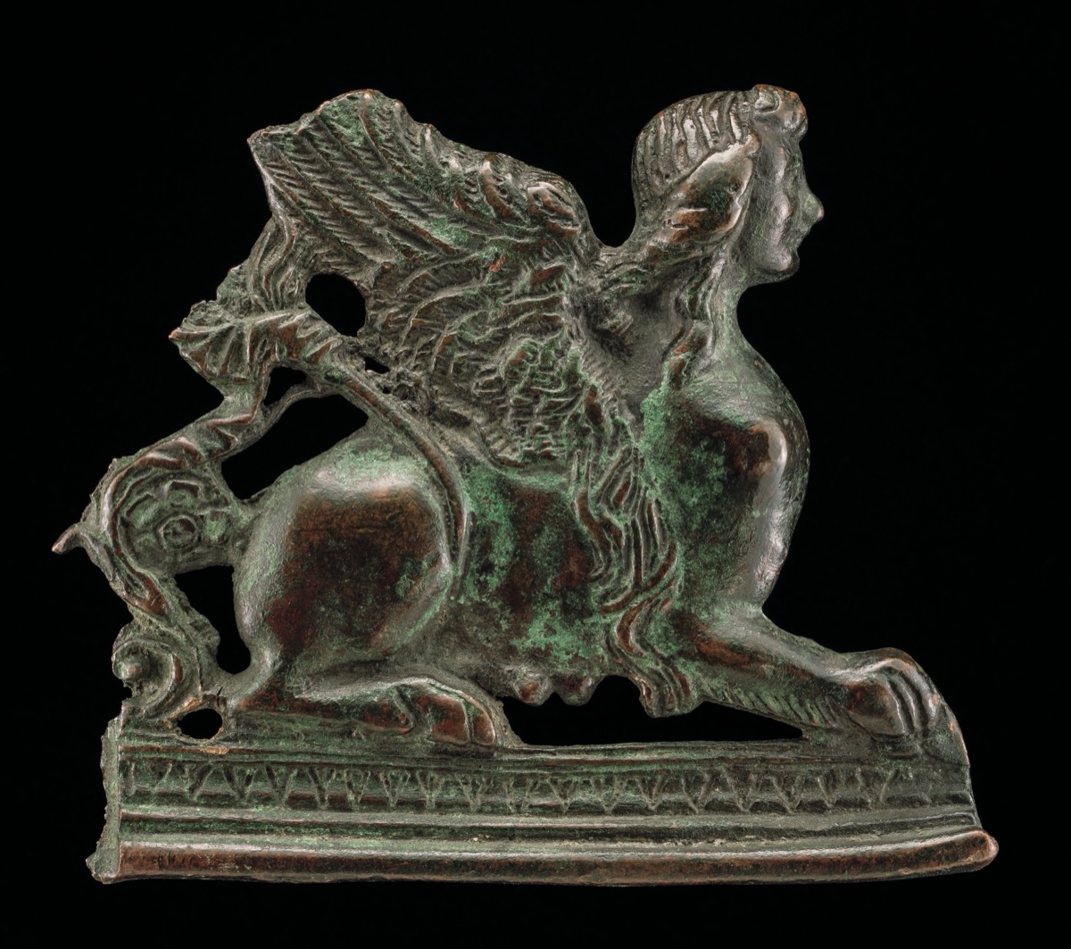 A Sphinx to Right — Florentine 15th Century