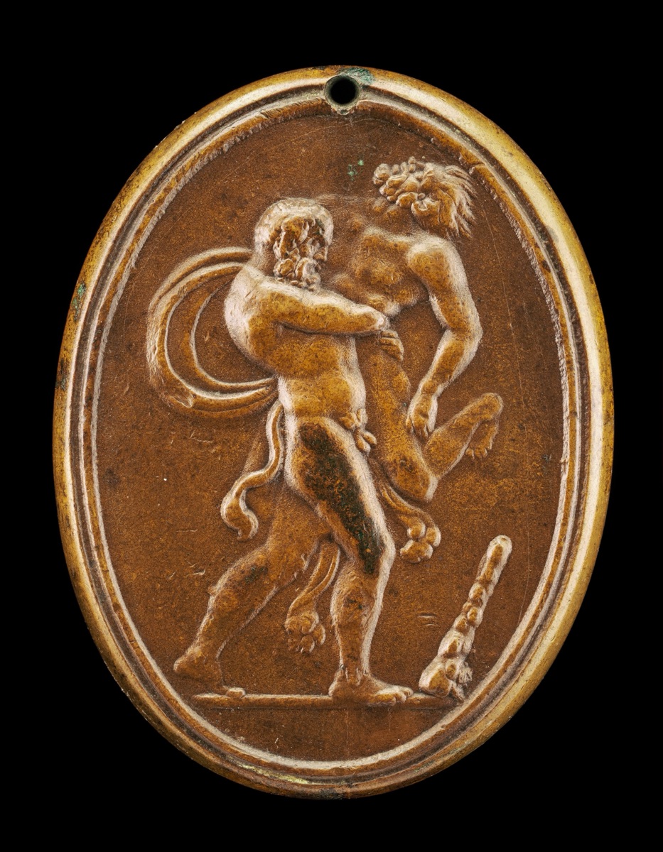 Hercules and Antaeus — Florentine 16th Century; Probably Florentine 16th Century