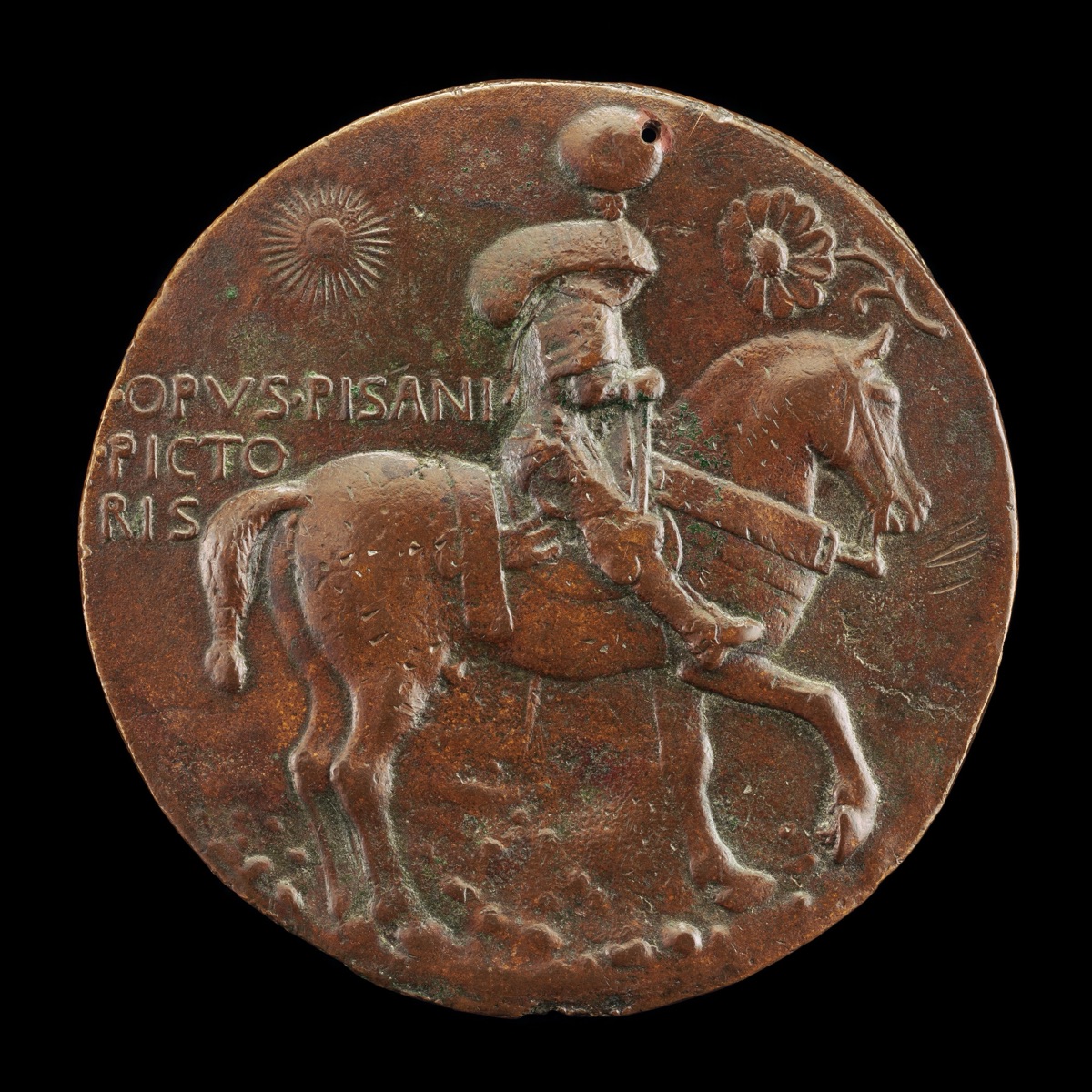 Lodovico Gonzaga in Armor, on Horseback [reverse] — Pisanello