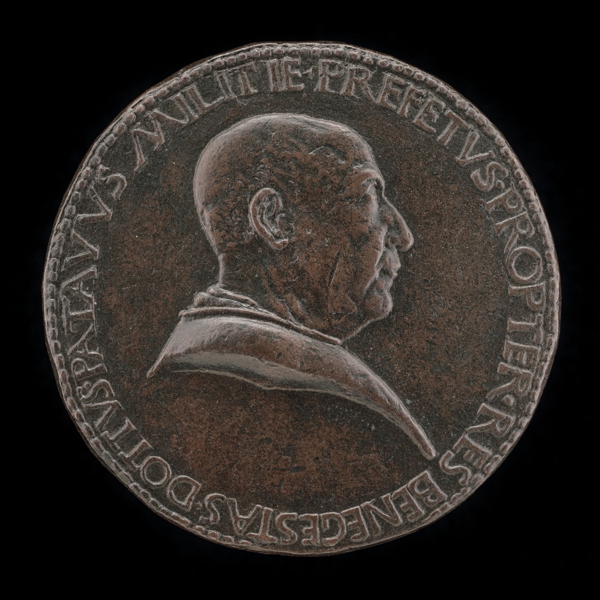 Paolo I Dotti of Padua, General of Militia of Vincenza 1289 [obverse] — Cristoforo di Geremia