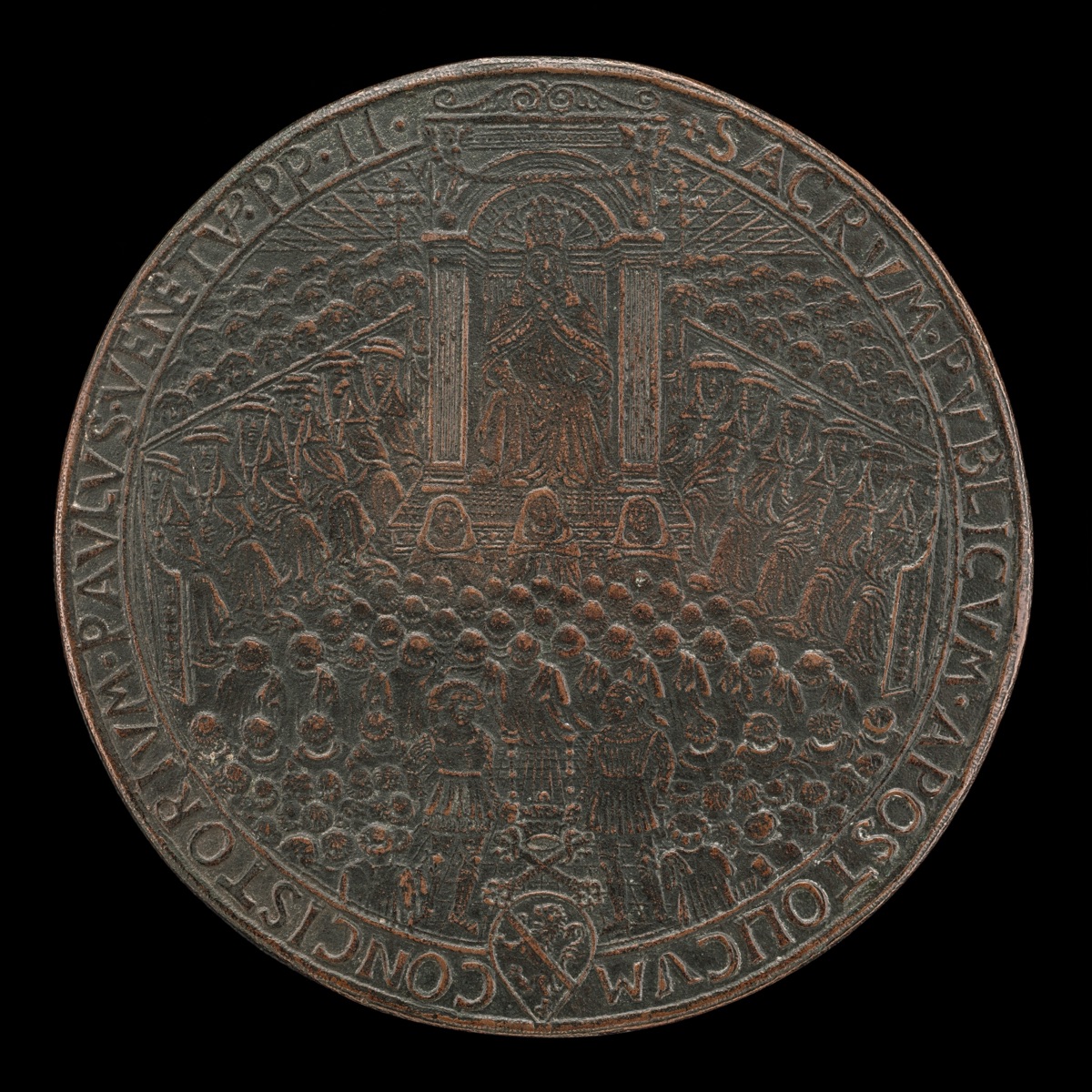 Paul II (Pietro Barbo, 1464-1471), Pope 1464, in Public Consistory [obverse] — Attributed to Emiliano Orfini da Foligno