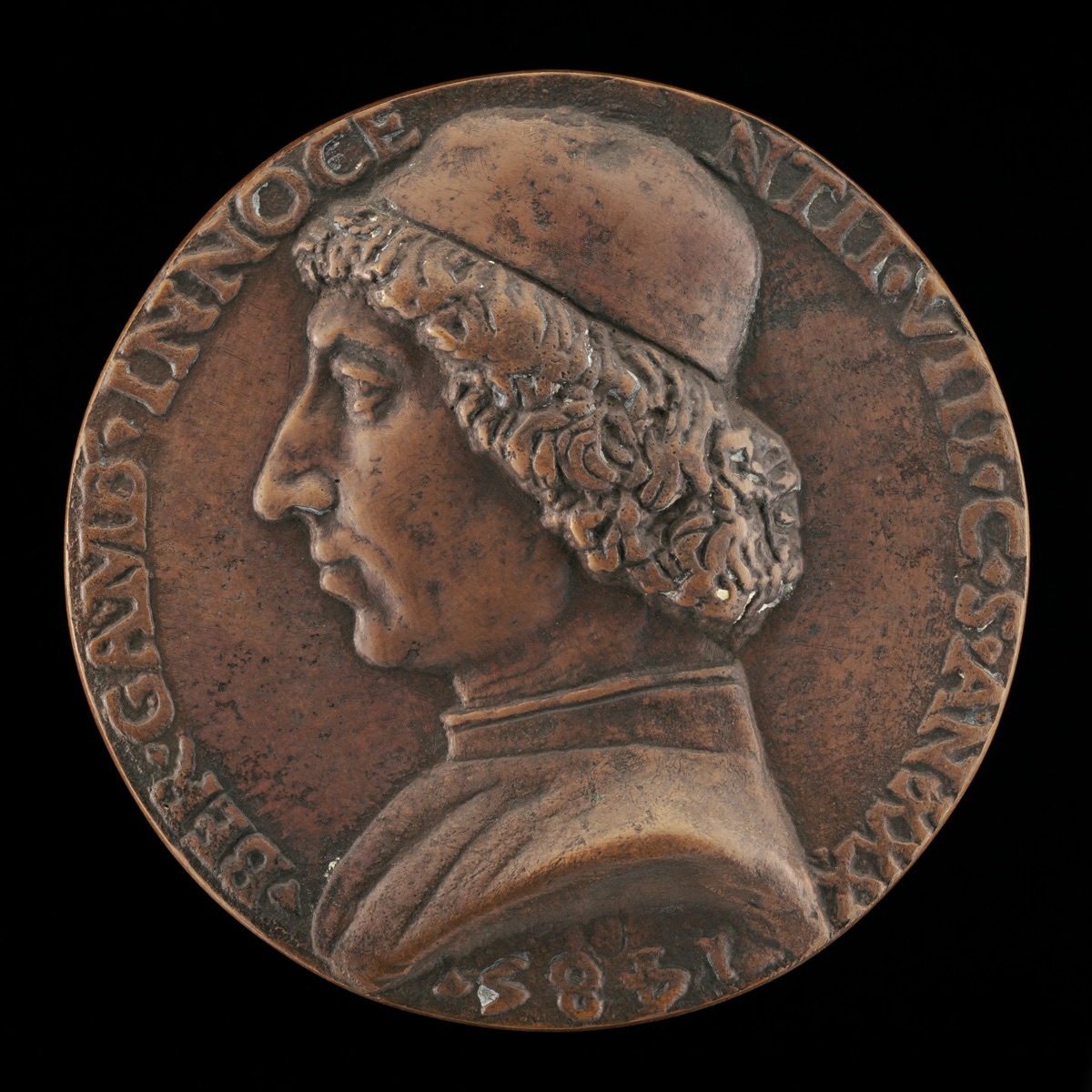 Bernardino Gamberia, 1455-1507, Private Chamberlain of Innocent VIII [obverse] — Niccolò Fiorentino