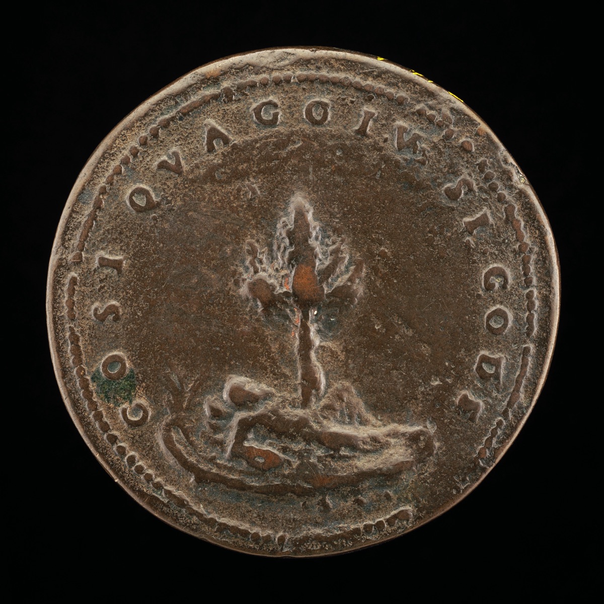 Man Lying under a Laurel Tree [reverse] — Domenico Poggini