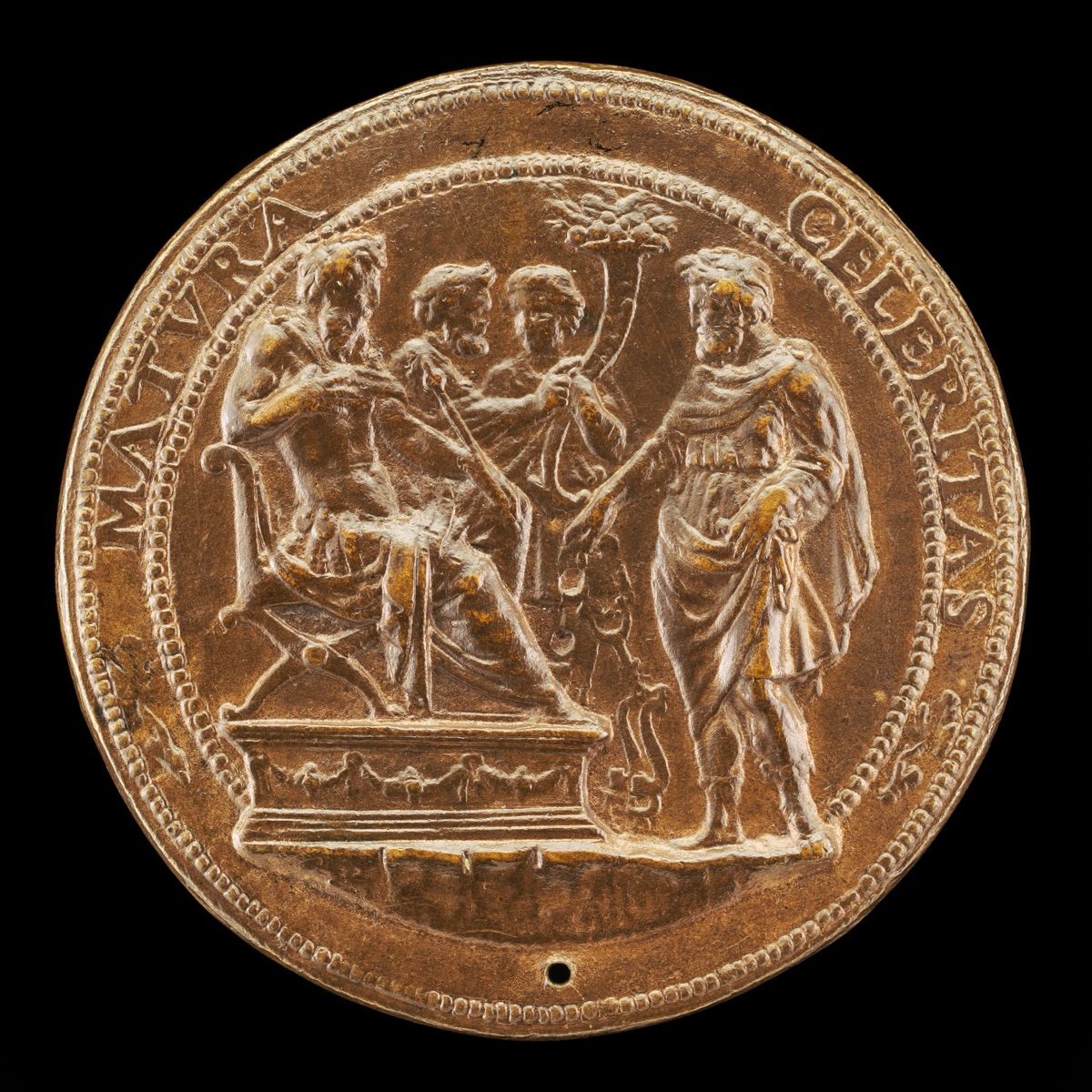 A Governor Receiving a Man with a Bridle [reverse] — Antonio Vicentino