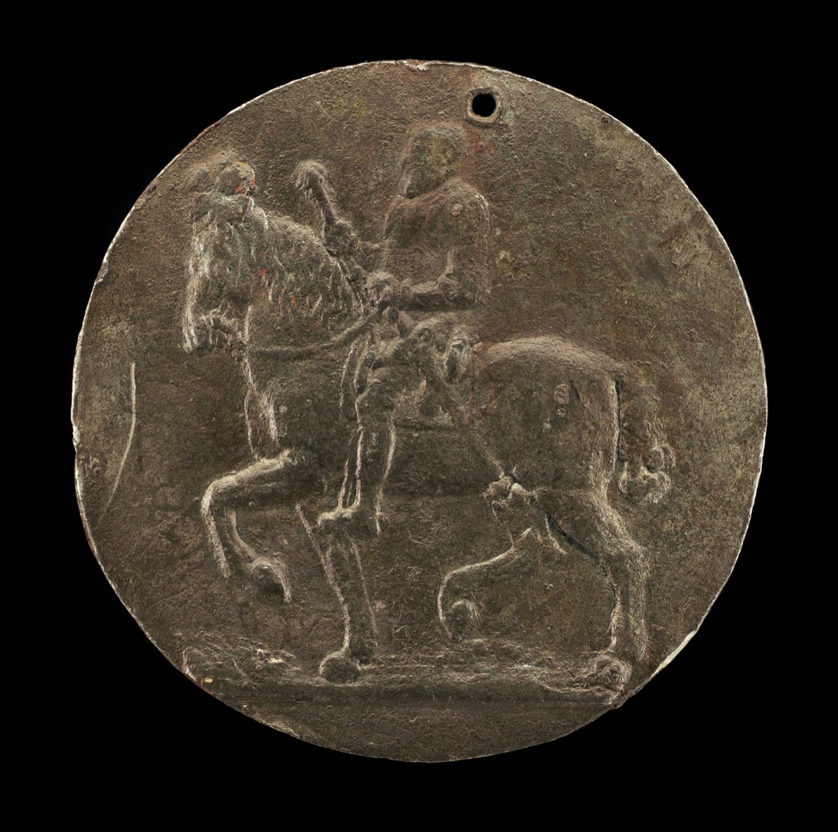 François I on Horseback [reverse] — French 16th Century