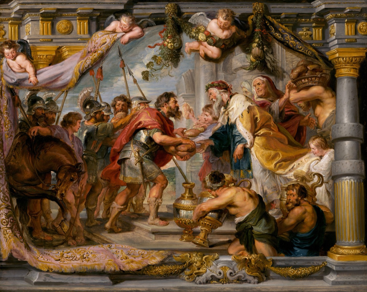 The Meeting of Abraham and Melchizedek — Sir Peter Paul Rubens