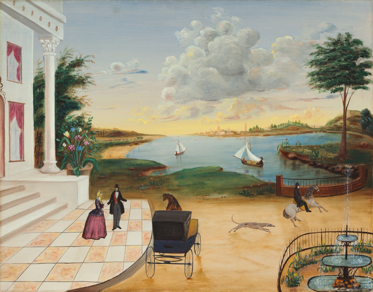 Leaving the Manor House — American 19th Century
