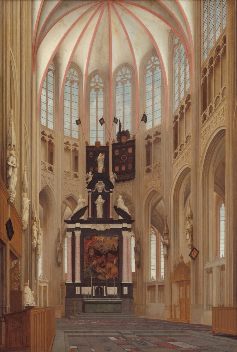 Cathedral of Saint John at 's-Hertogenbosch — Pieter Jansz Saenredam