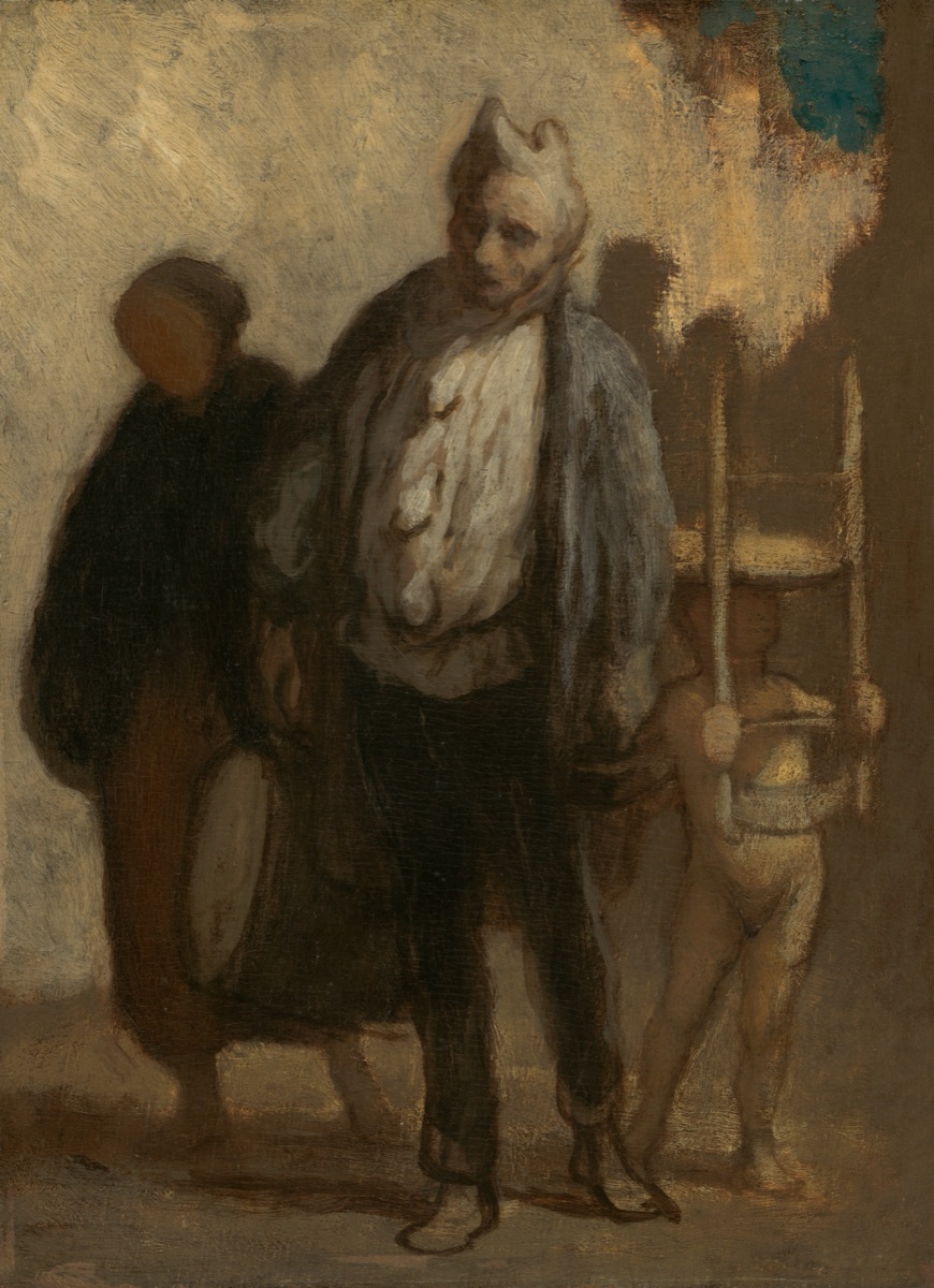 Wandering Saltimbanques — Honoré Daumier