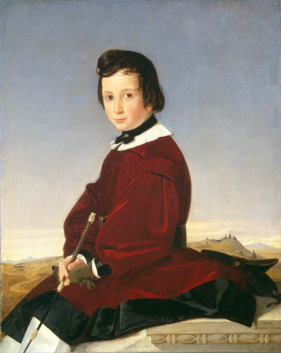 Portrait of a Young Horsewoman — Charles David