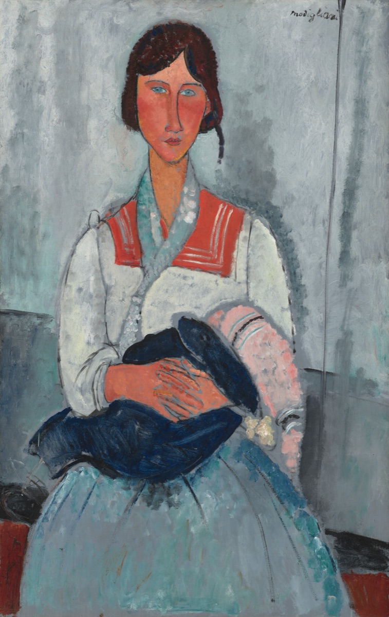 Roma Woman with Baby — Amedeo Modigliani