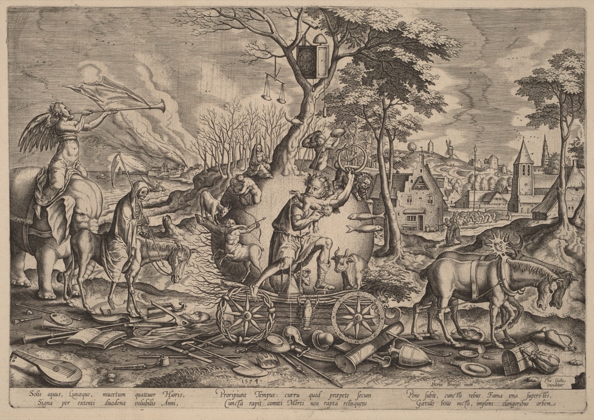 The Triumph of Time — Philip Galle after Pieter Bruegel the Elder