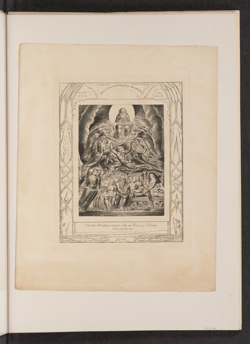Satan Before the Throne of God — William Blake