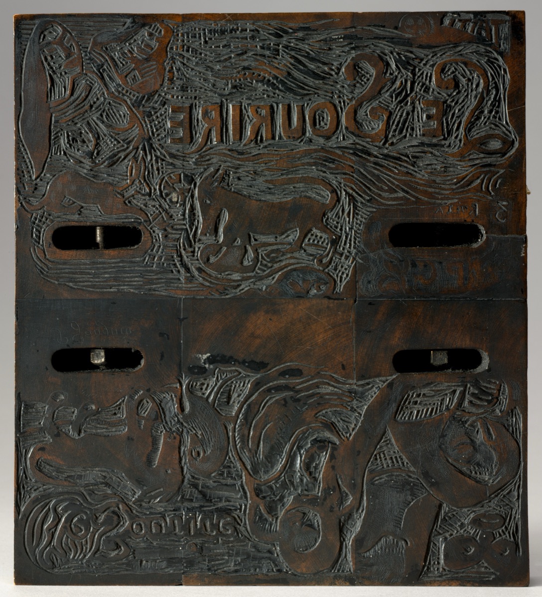 Two Title Pages for "Le Sourire" (Les deux titres du Sourire) [verso] — Paul Gauguin