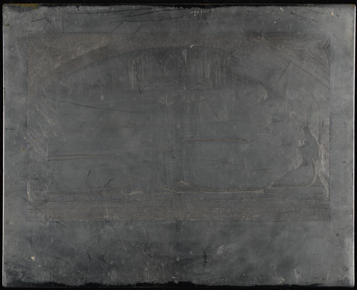 The Counseller [sic], King, Warrior, Mother &Child, in the Tomb — Luigi Schiavonetti after William Blake