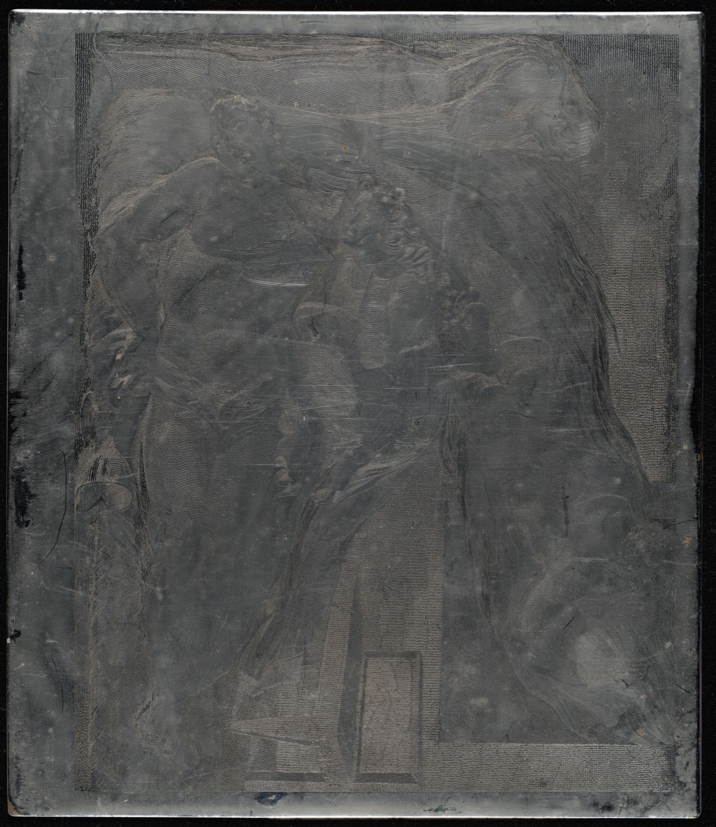Death of the Strong Wicked Man — Luigi Schiavonetti after William Blake
