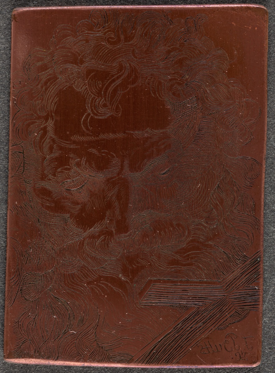 Head of Saint John the Baptist [verso] — Thomas Butts, Jr.